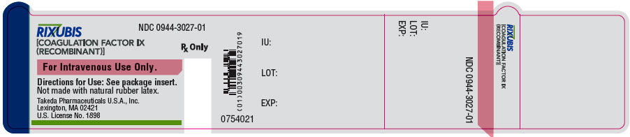 PRINCIPAL DISPLAY PANEL - 5 mL Vial Label - NDC 0944-3027-01