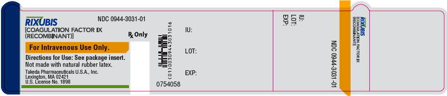 PRINCIPAL DISPLAY PANEL - Etiqueta de vial de 5 mL - NDC 0944-3031-01