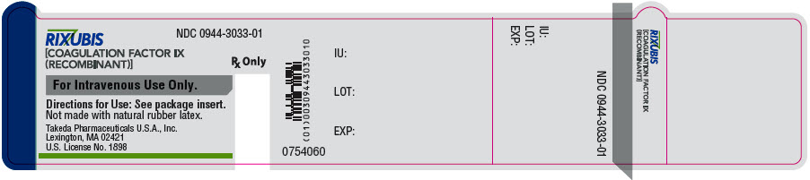 PRINCIPAL DISPLAY PANEL - 5 mL Vial Label - NDC 0944-3033-01