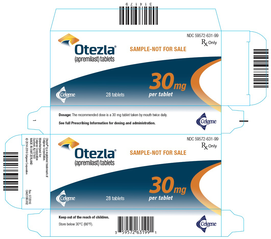 Etiqueta de la caja de muestra de 30 mg, 28 unidades