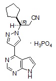 Estructura de fosfato de ruxolitinib 