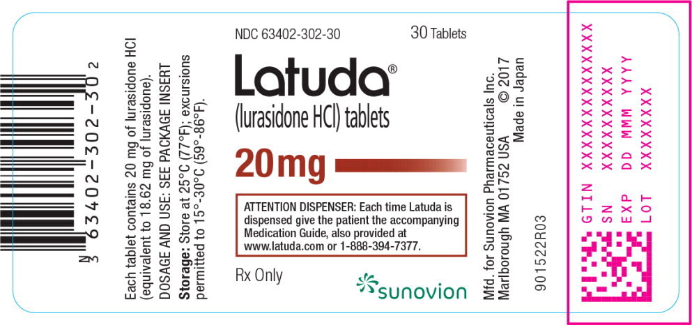 ETIQUETA DEL ENVASE - PANEL DE VISUALIZACIÓN PRINCIPAL - 20 mg, Etiqueta de 30 Tabletas
