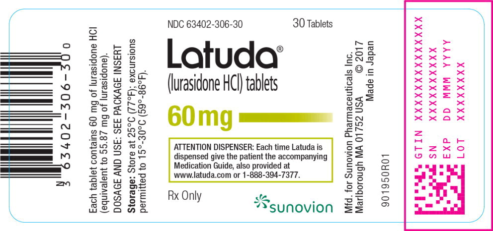 ETIQUETA DEL PAQUETE - PANEL DE VISUALIZACIÓN PRINCIPAL - 60 mg, Etiqueta de 30 Tabletas
